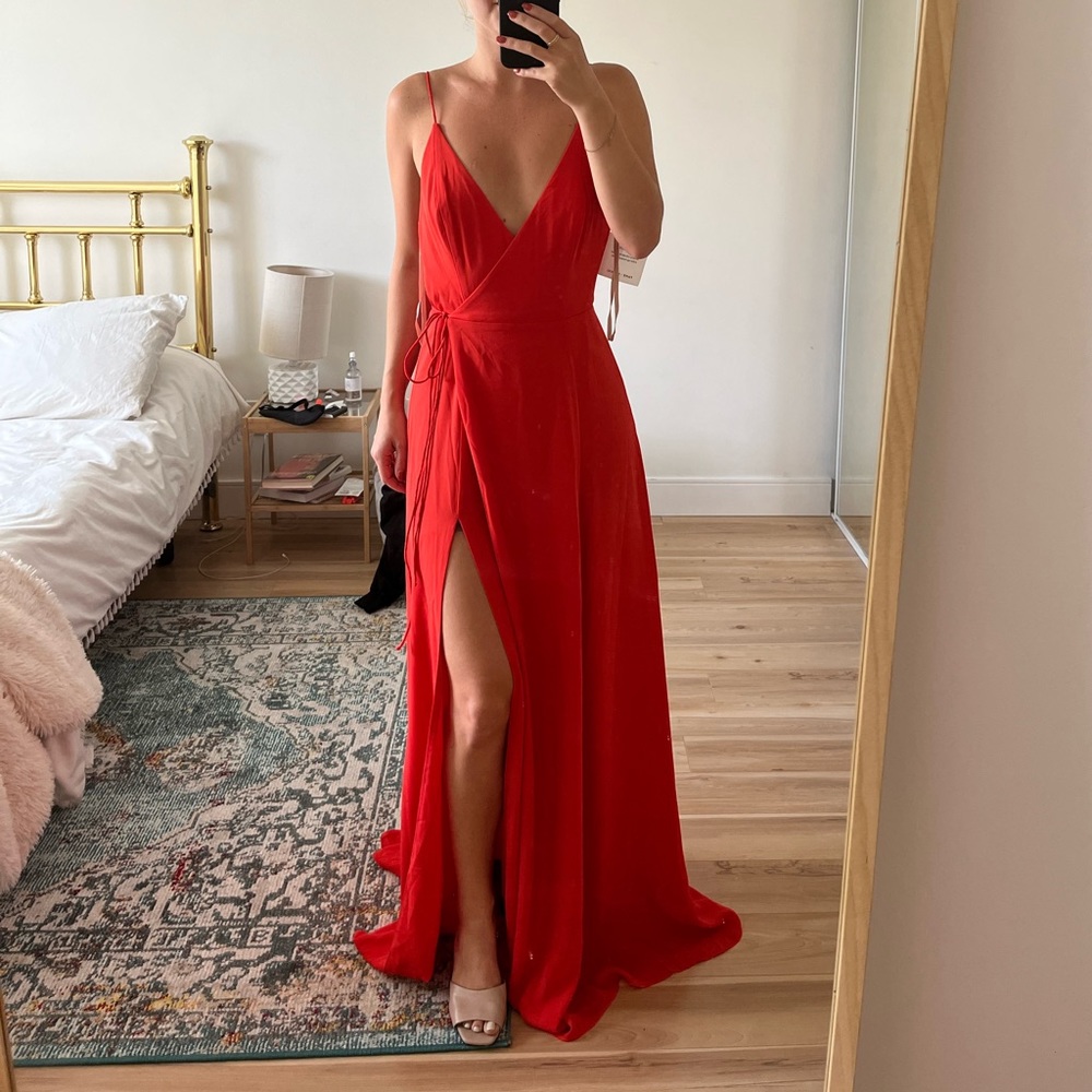 Fame and Partners - Tilbury Dress - Bright Red
